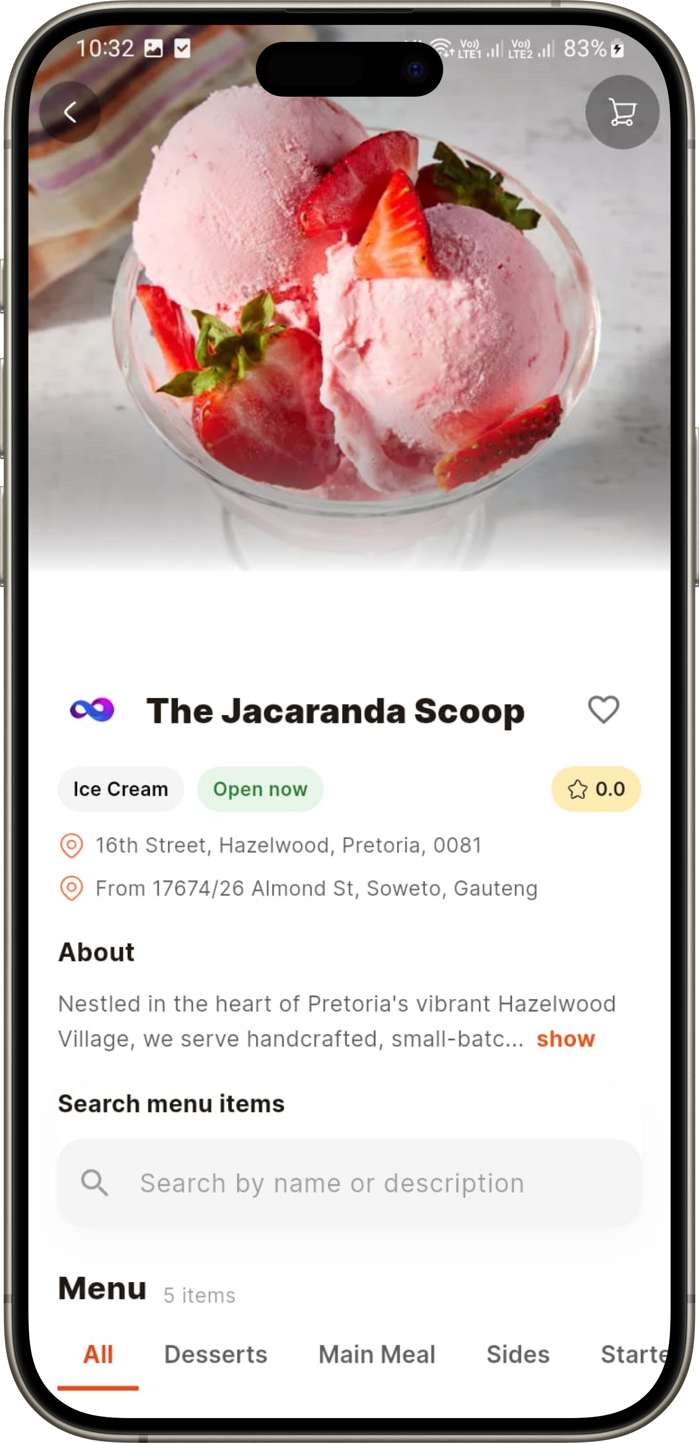 Mzansi Food Connect screenshot